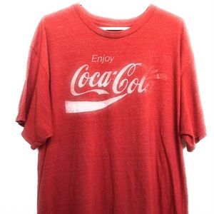 Coca Cola Heather Lightweight Vintage look T-shirt